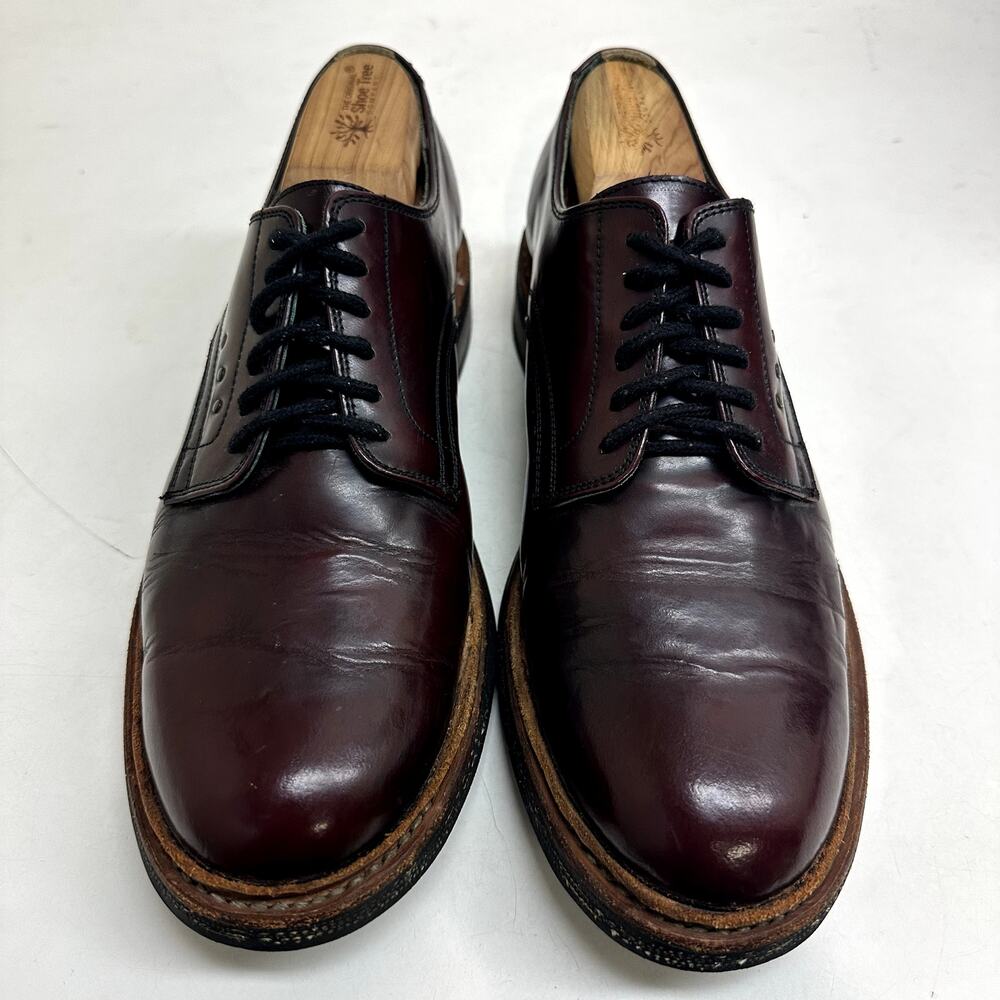VERY GOOD pskaufman No.1050 RUNWAY Derby Oxblood Burgundy RARE handmade 8.5